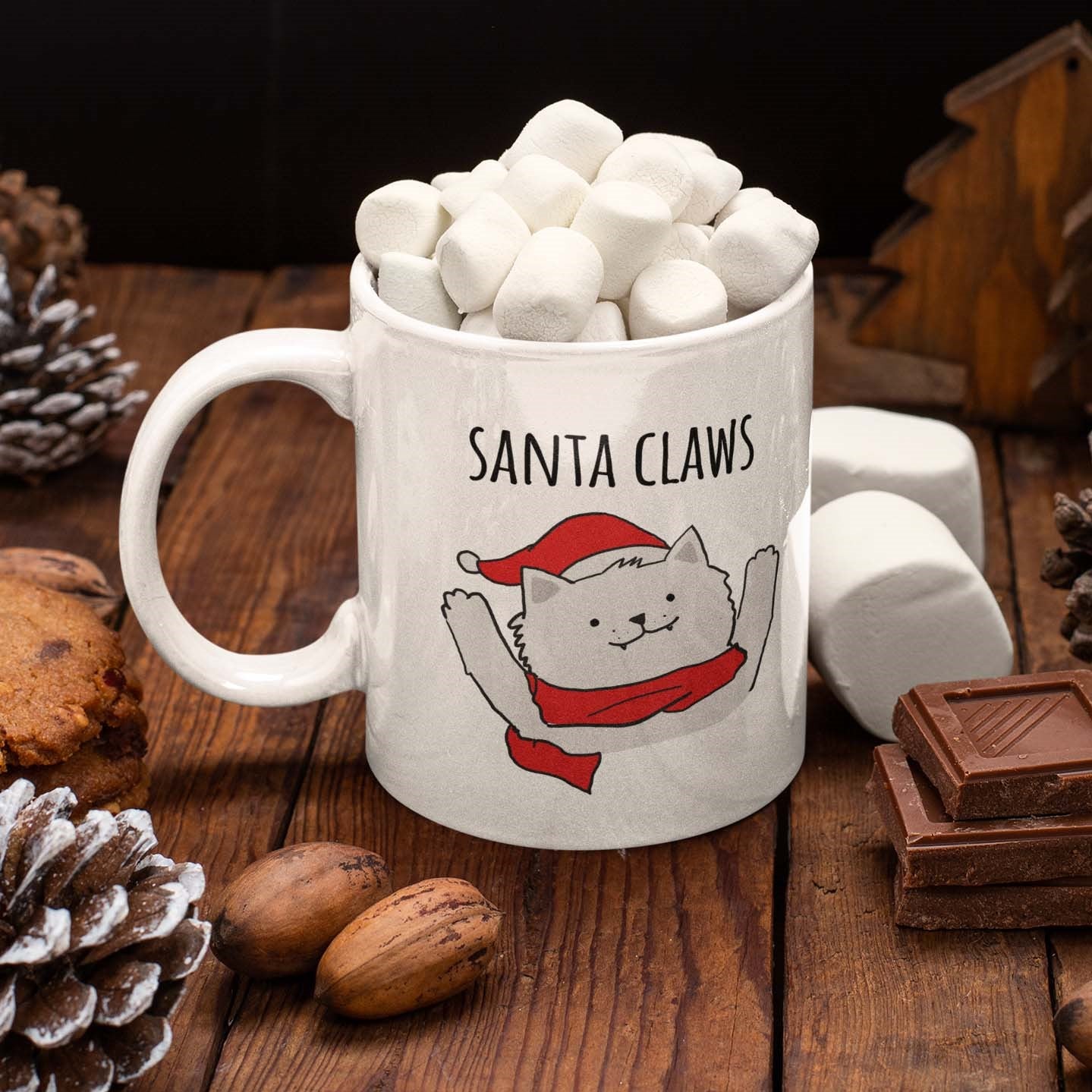 Santa Claws - Ceramic Mug 11oz
